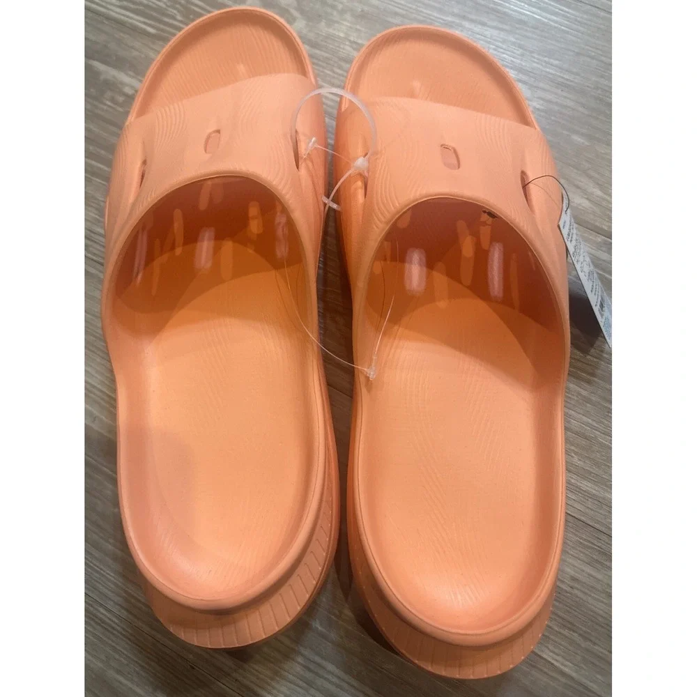 Hoka Ora Recovery Papaya Slip-On Slide Sandal‎ Women's Sz 14, Men's Sz 12 New